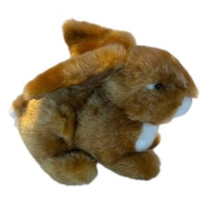 SKM Cuddly Golden Brown & Cream Bunny Stuffed Animal